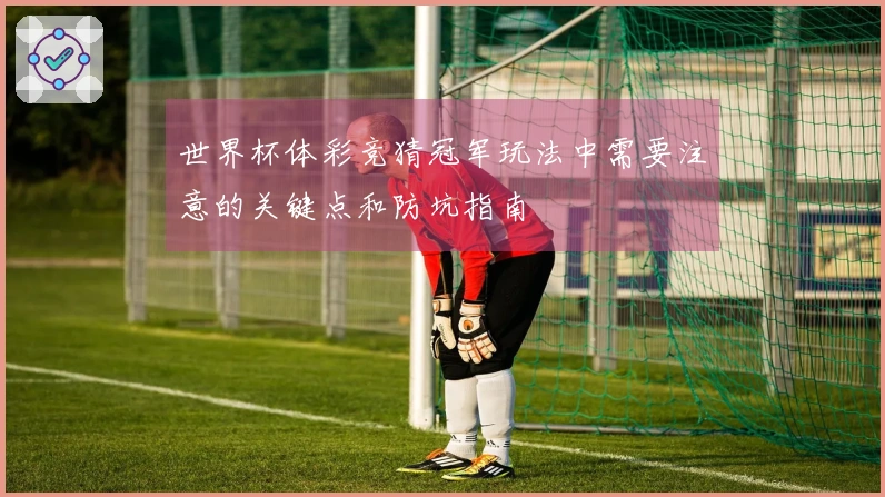 世界杯体彩竞猜冠军玩法中需要注意的关键点和防坑指南